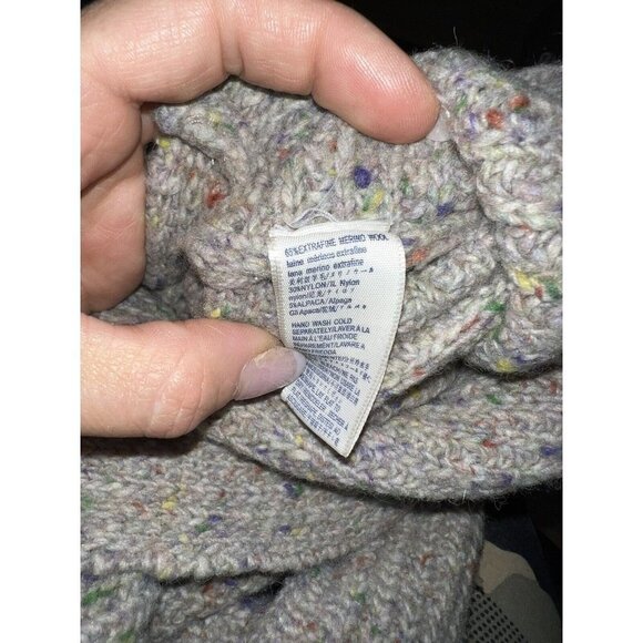 REBECCA Minkoff Extra Fine Merino Wool Knit Dress Sweater Small (C1) - Picture 9 of 11